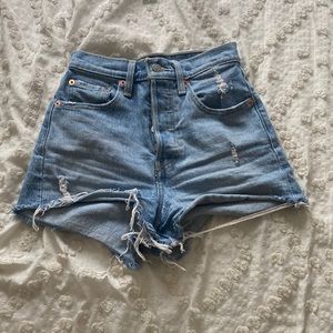 Levi rib cage shorts